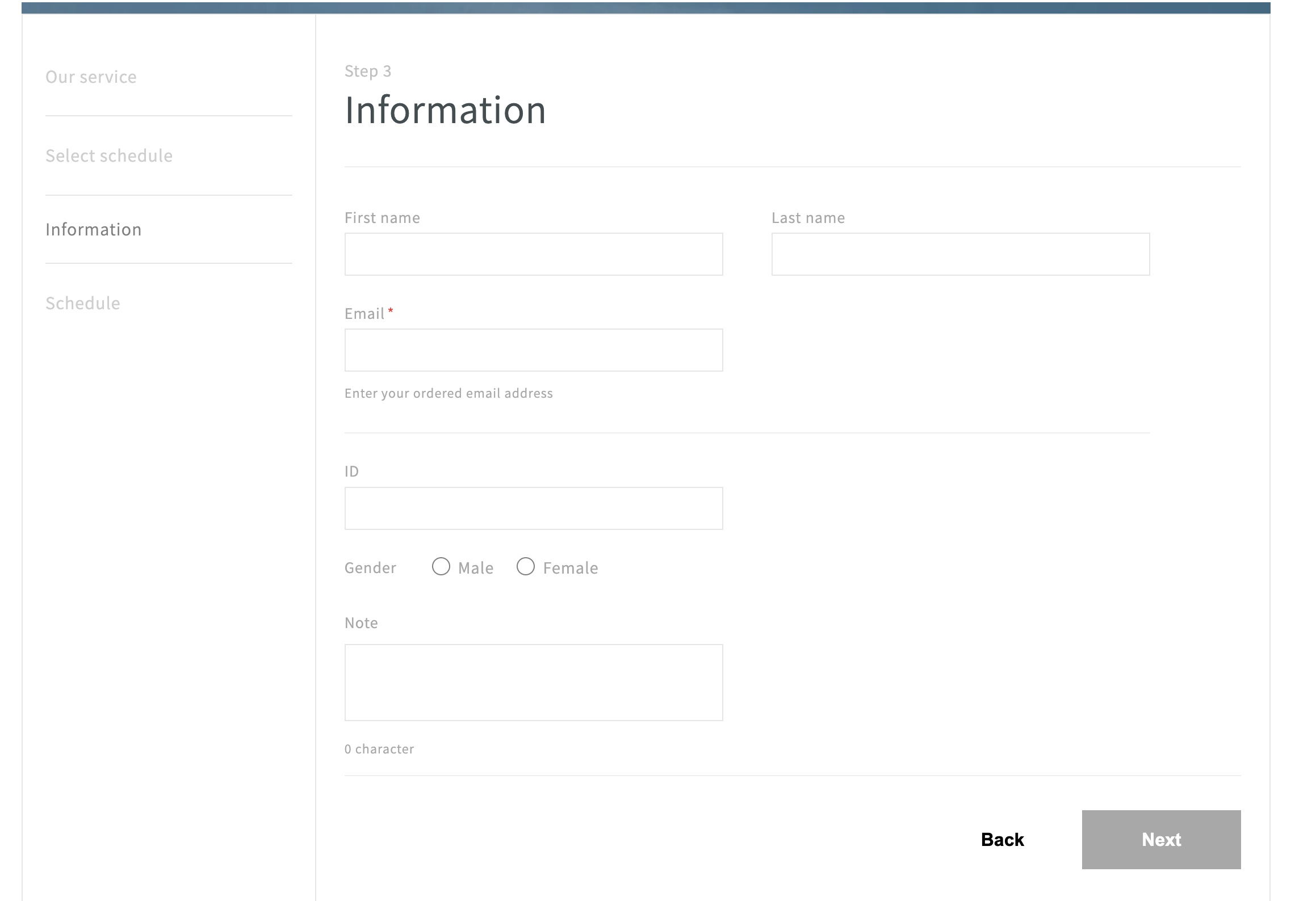 Service features