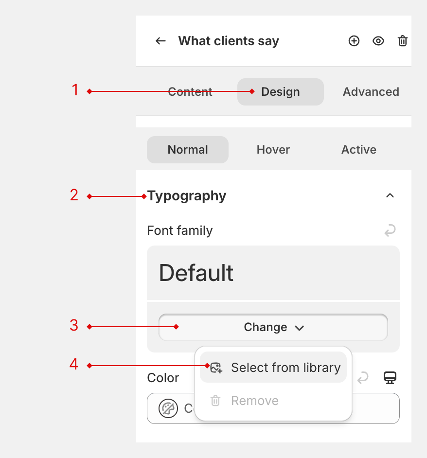 Custom fonts